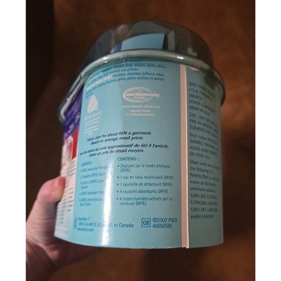 Vintage Dryel At Home Dry Cleaning Starter Kit 16 Garments Original Fresh Scent - Picture 3 of 3